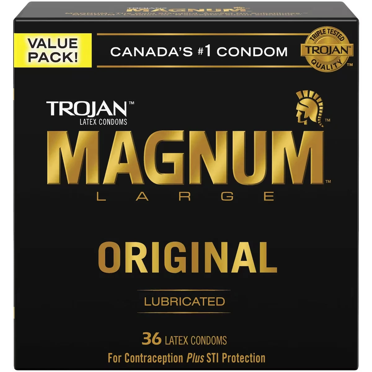 Trojan Magnum Original Large Size Lubricated Condoms product image