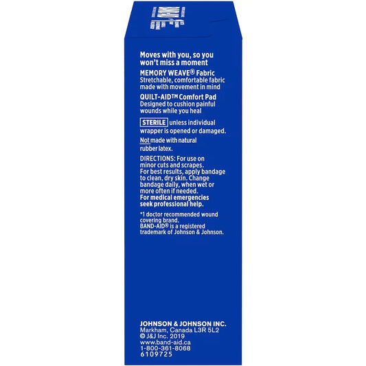 Band-Aid Brand Flexible Fabric Adhesive Bandages, Assorted Sizes, 50 Count product detail
