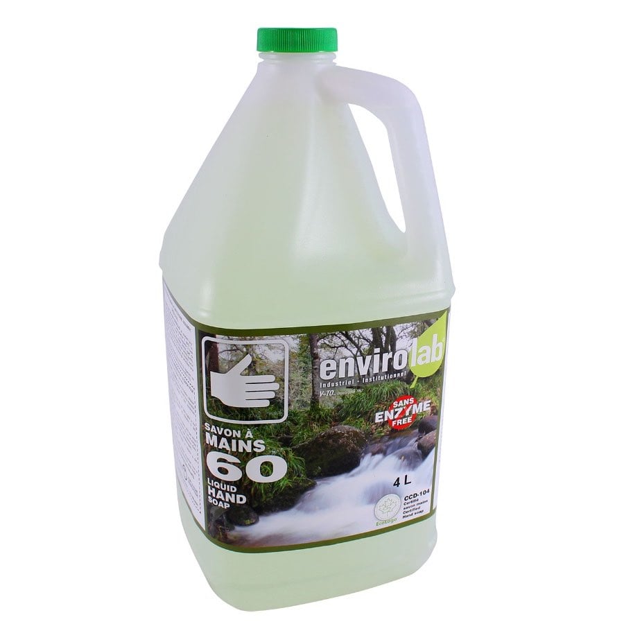Envirolab 60 Liquid Hand Soap 4 L Bottle