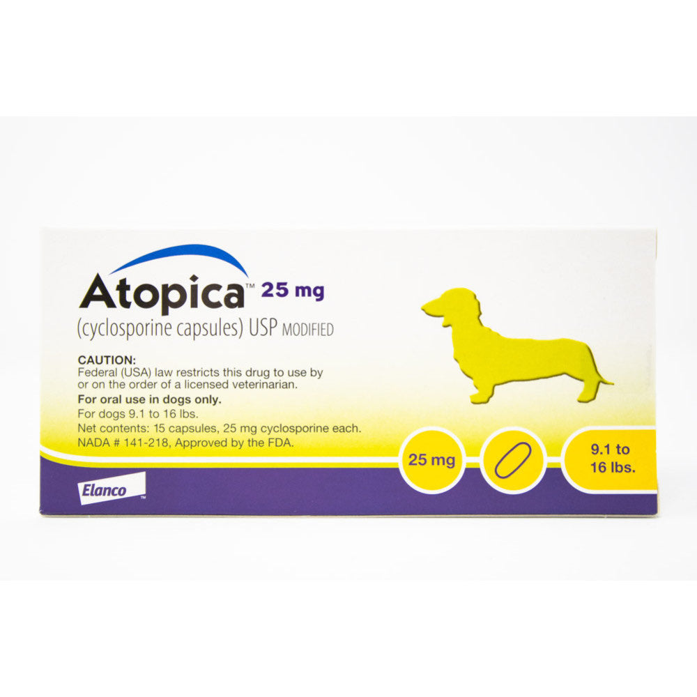 Atopica for Dogs, 25 mg, 15 Capsules - product image 2