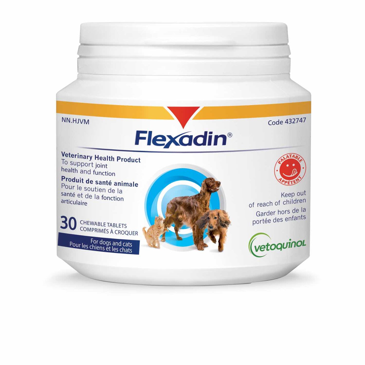 Flexadin Joint Health and Function Supplement (Chicken) 30 Chewable Tablets
