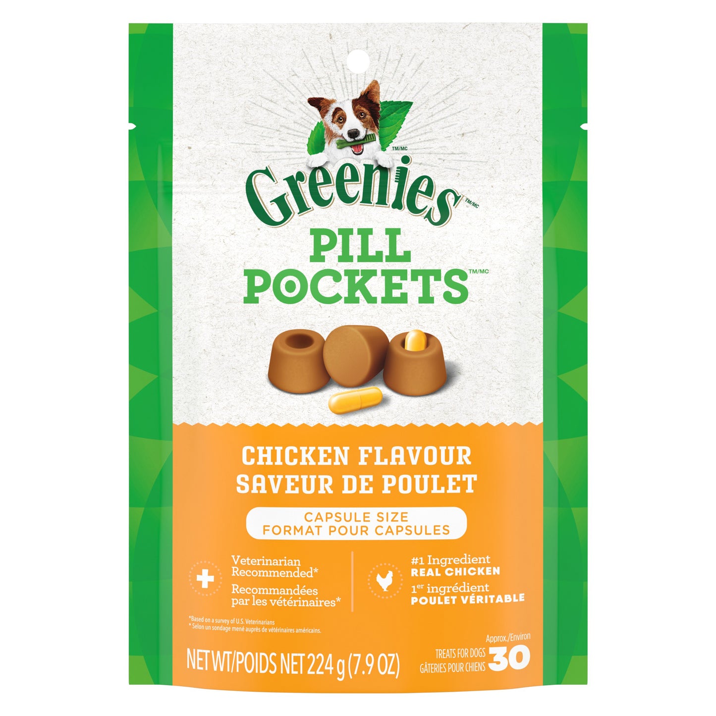 Pill Pockets Capsule Size for Dogs 224 g Bag - Default Title - product image 1
