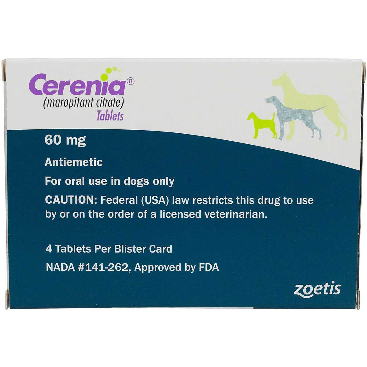 Cerenia for Dogs, 60 mg, 4 Tablets - product image 2