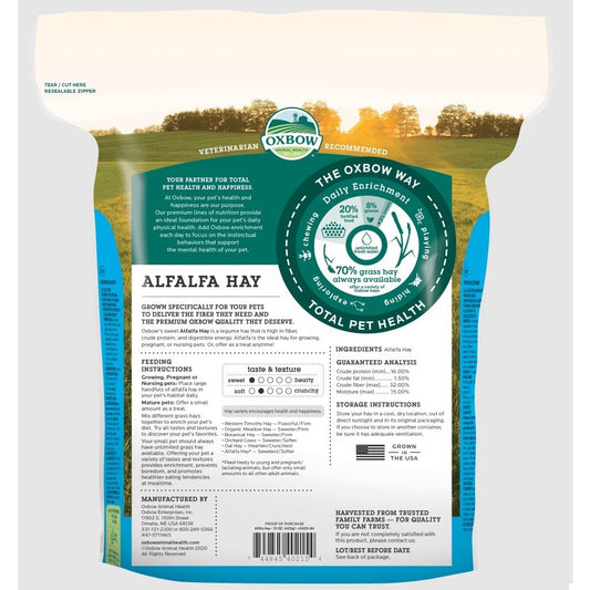 Alfalfa Hay for Small Pets 0.425 kg Bag - additional product view 2