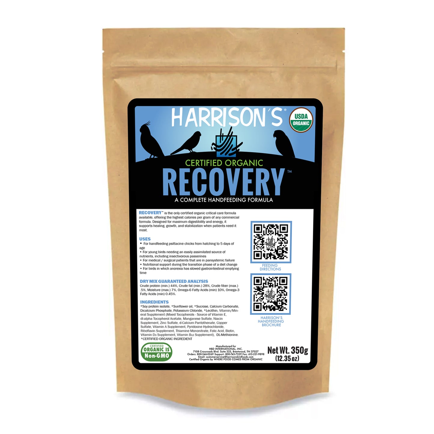 Recovery Formula for Birds 350 g Bag