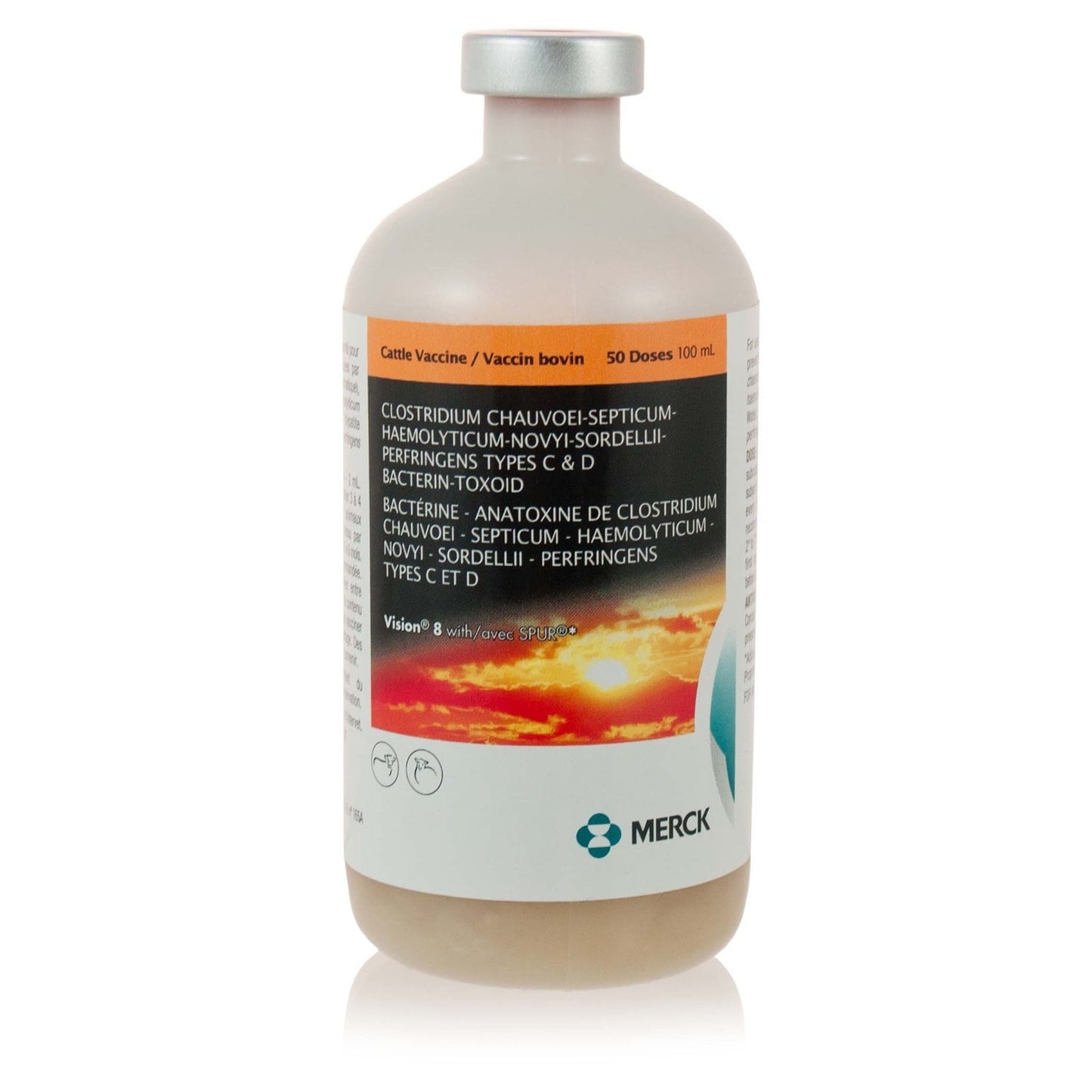 Bovilis Vision 8 with SPUR 100 mL 1 Vial of 100 mL 2 mL / Dose