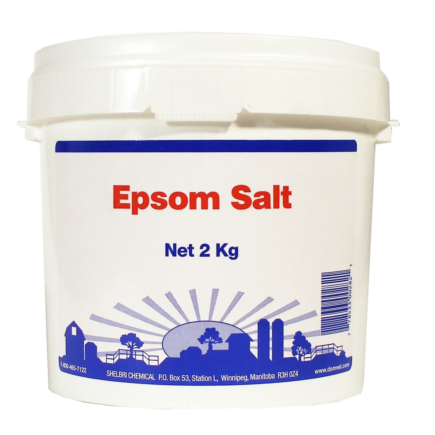 Epsom Salt 2 kg Pail