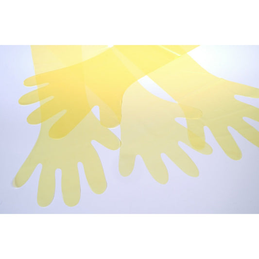Veterinary Gloves Polytactyl Sterile (Yellow) Box of 100 Gloves - additional product view 2