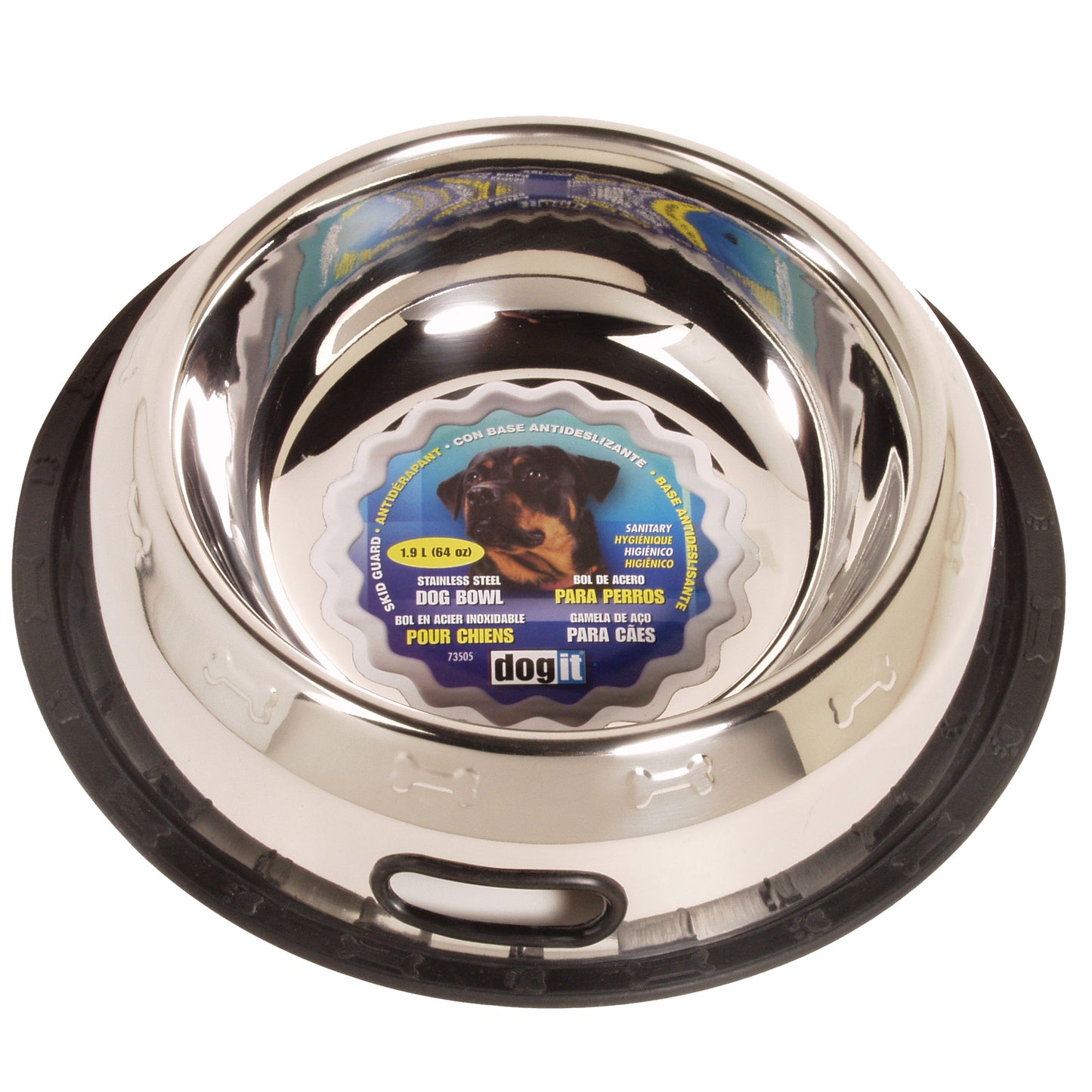 Non Spill Dog Dish for Dogs (1.9 L), 1 Unit