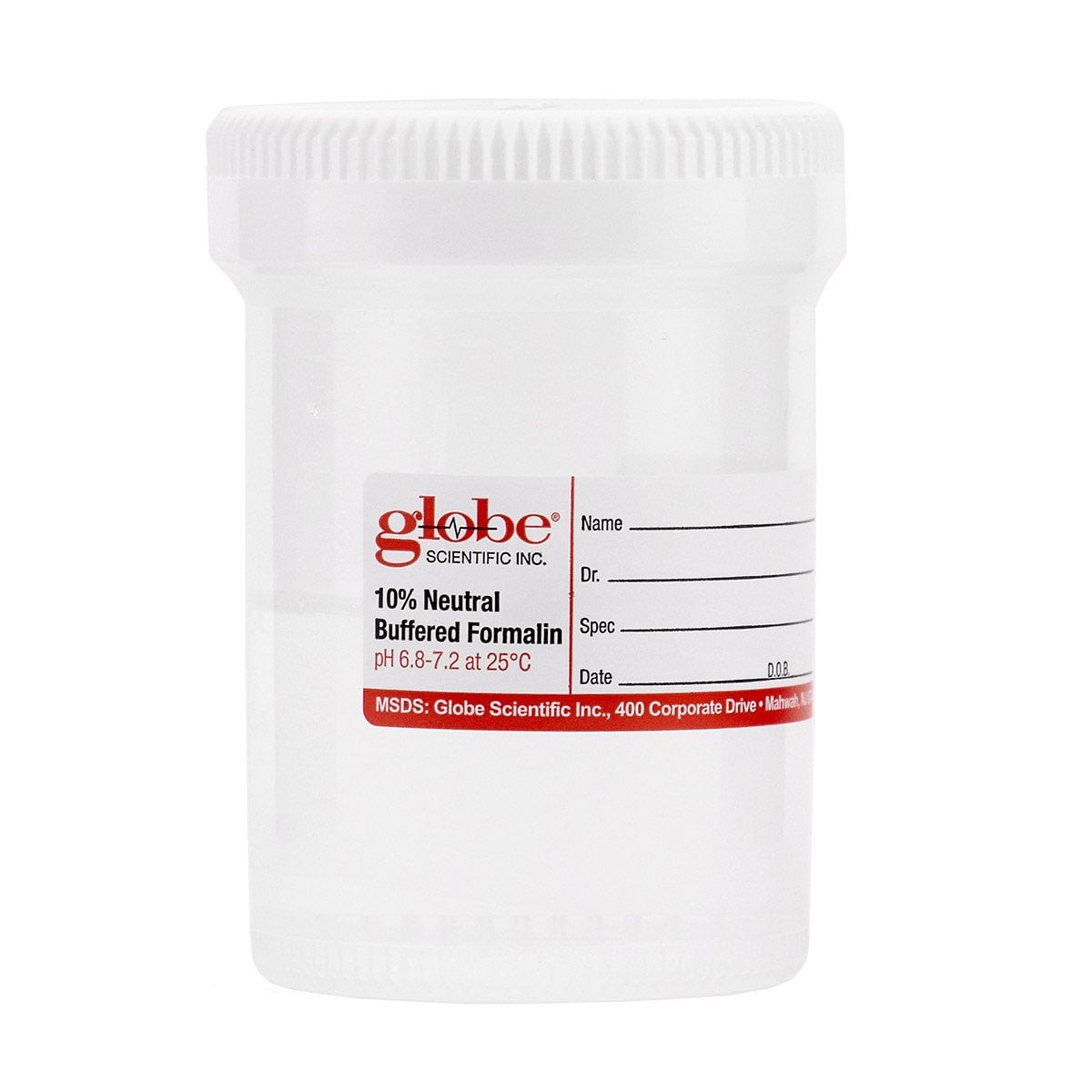 Formalin - Filled Jar Pack of 10, 120 mL
