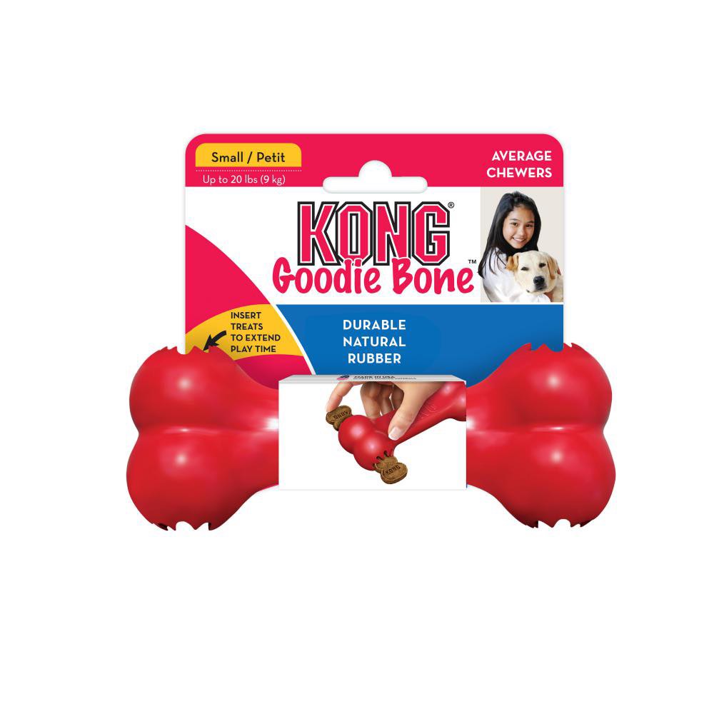 Goodie Bone Toy for Dogs (Red) 1 Unit, Small - additional product view 2