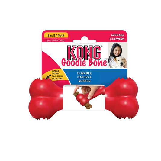 Goodie Bone Toy for Dogs (Red) 1 Unit, Small - additional product view 2