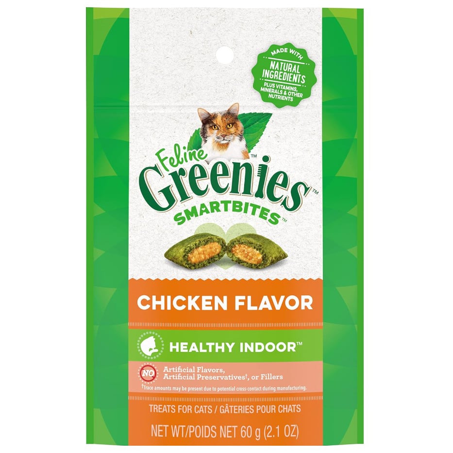 Smartbites Healthy Indoor Treats for Cats (Chicken) 60 g Pouch