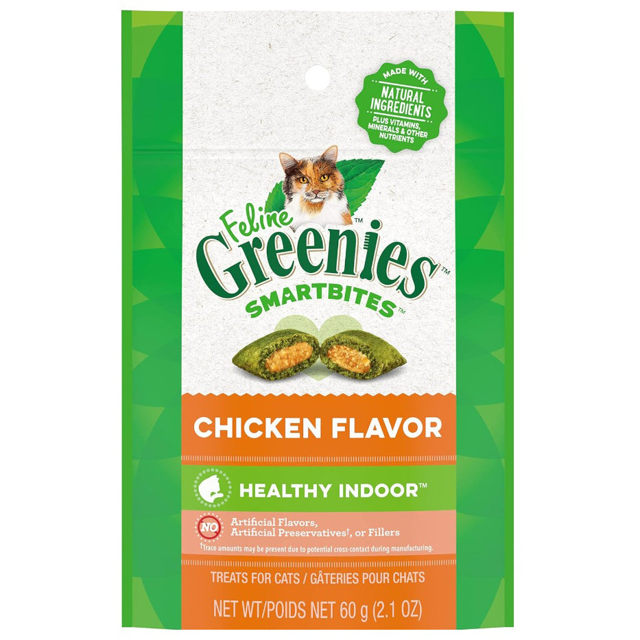 Smartbites Healthy Indoor Treats for Cats (Chicken) 60 g Pouch - Default Title - product image 1