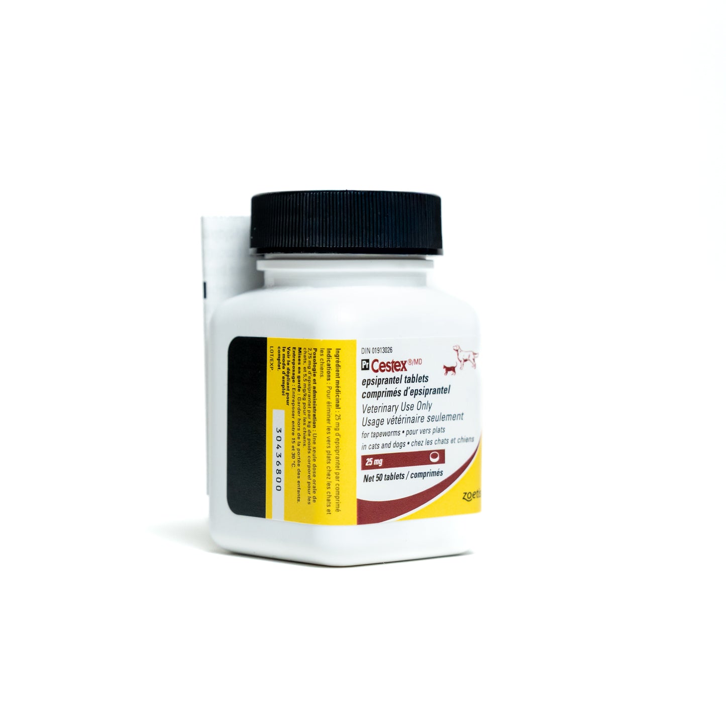 Cestex for Dogs, 25 mg, 50 Tablets - product image 2