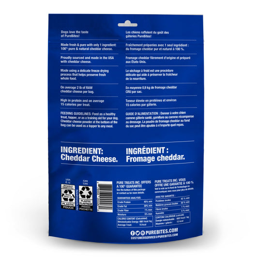 PureBites for Dogs (Cheese) 470 g Bag - additional product view 2