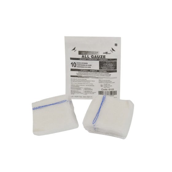 Gauze Sponge Woven Non Sterile 16 Ply (X - Ray) Pack of 2000 Sponges 4 in x 4 in