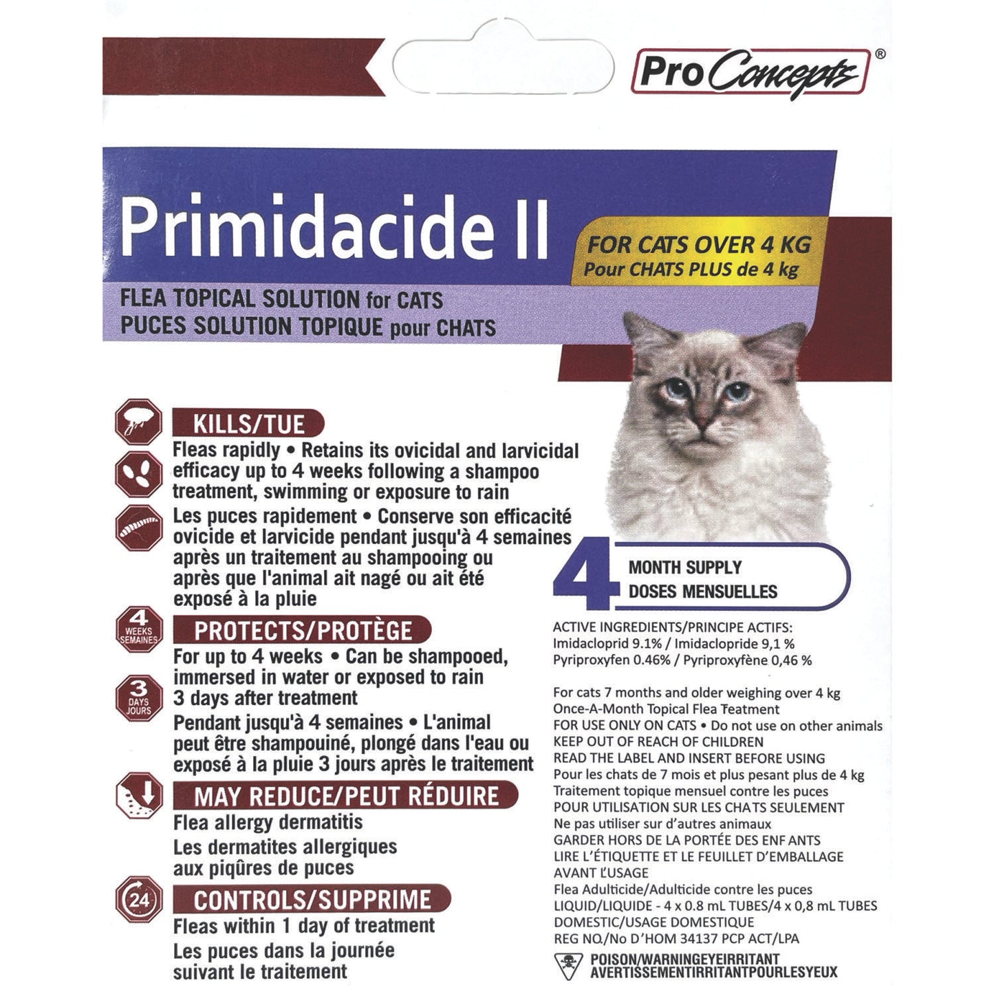 Primidacide II for Cat - Over 4 kg - product image 1