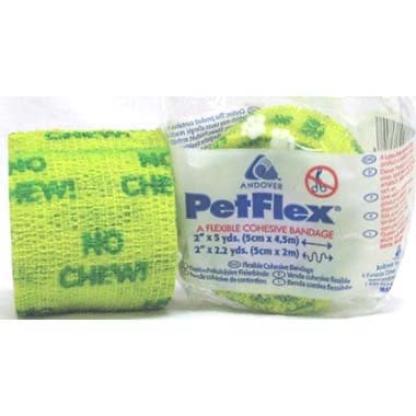 No Chew PetFlex Bandage (Yellow) (2 in) 1 Unit