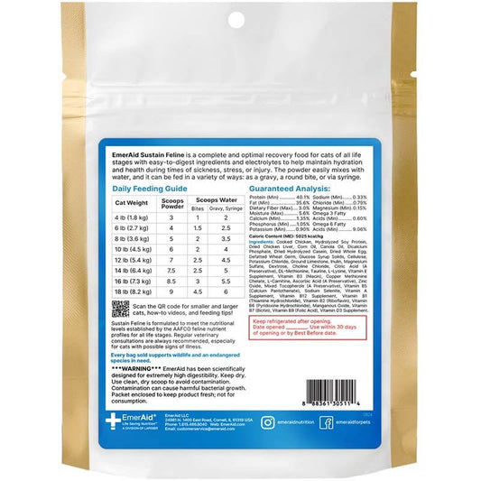 EmerAid Sustain HDN for Cats 100 g Pouch - additional product view 2