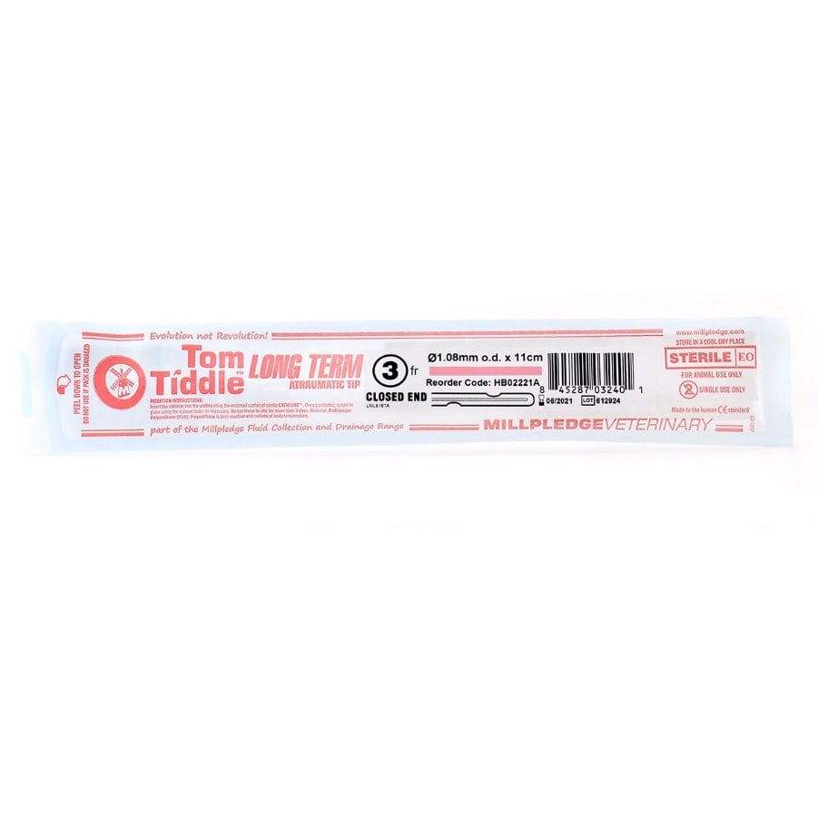 Urinary Catheter Tom Tiddle for Cat Closed End Short Term for Cats 1 Catheter 3 Fr x 11 cm - additional product view 3