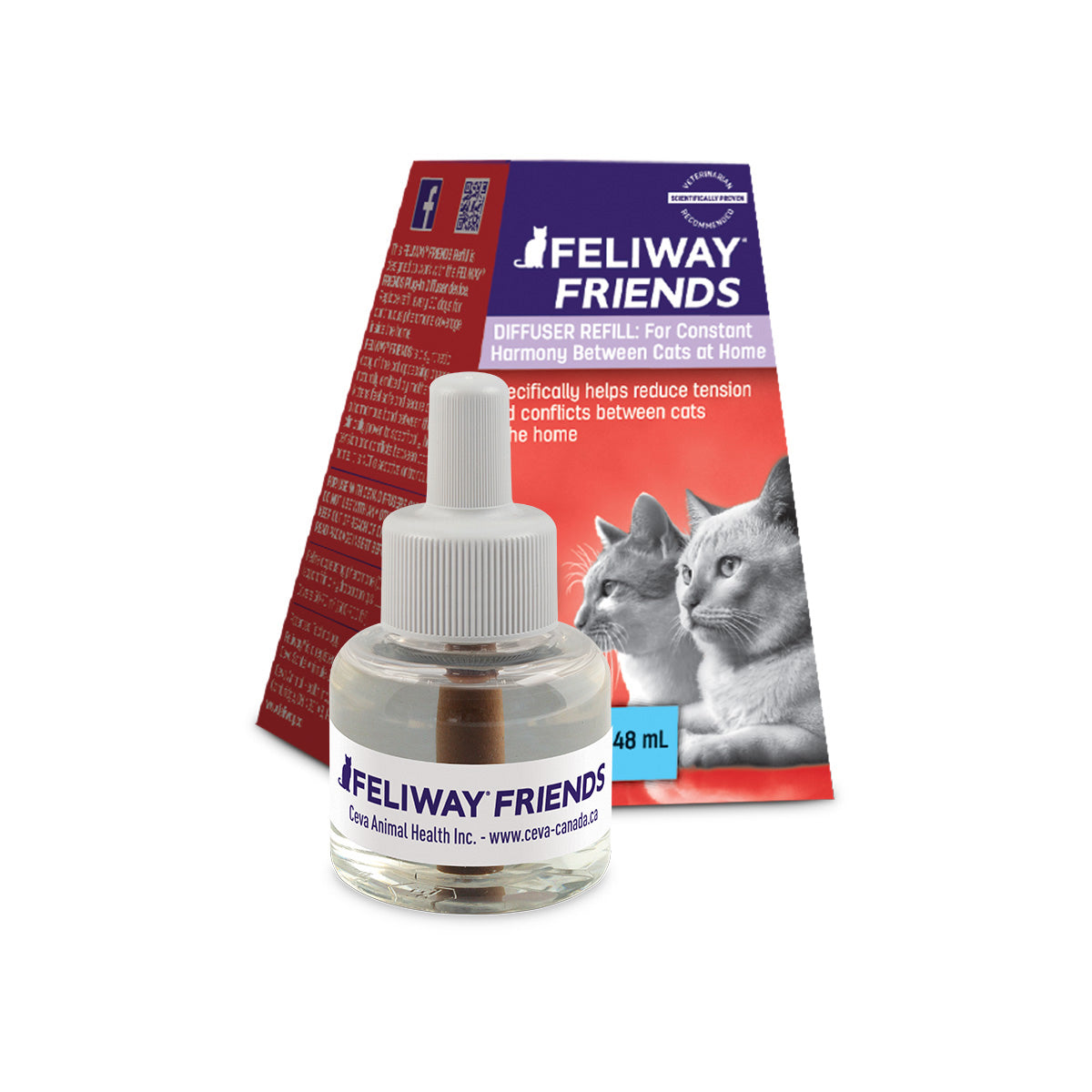 Feliway Friends Refill for Cats 48 mL Refill Bottle - additional product view 2