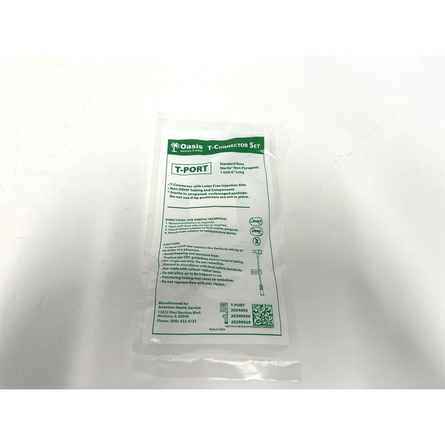 IV T - Connector Set (6 in) 1 Unit