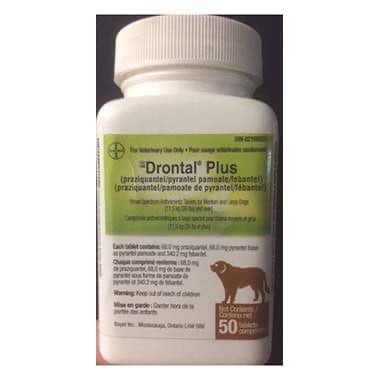Drontal Plus for Dogs, 68 mg, 50 Chews - product image 2