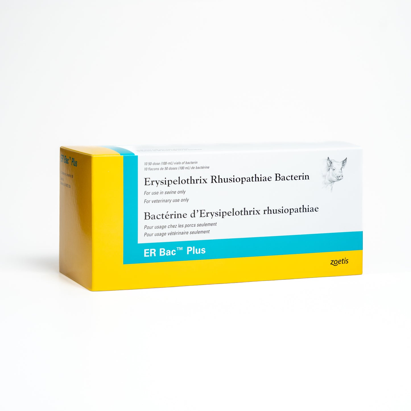 ER Bac Plus for Farm Animals Pack of 10, 100 mL 2 mL / Dose