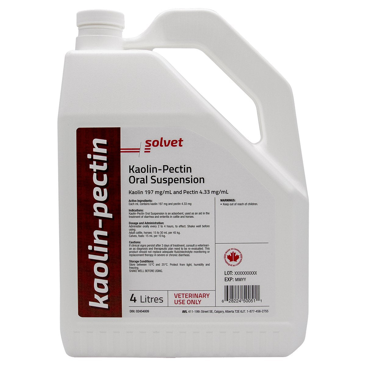 Kaolin - Pectin 4 L Jug 197 / 4.33 mg / mL