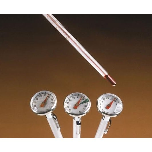 Glass Laboratory Thermometer for Farm Animals 1 Unit