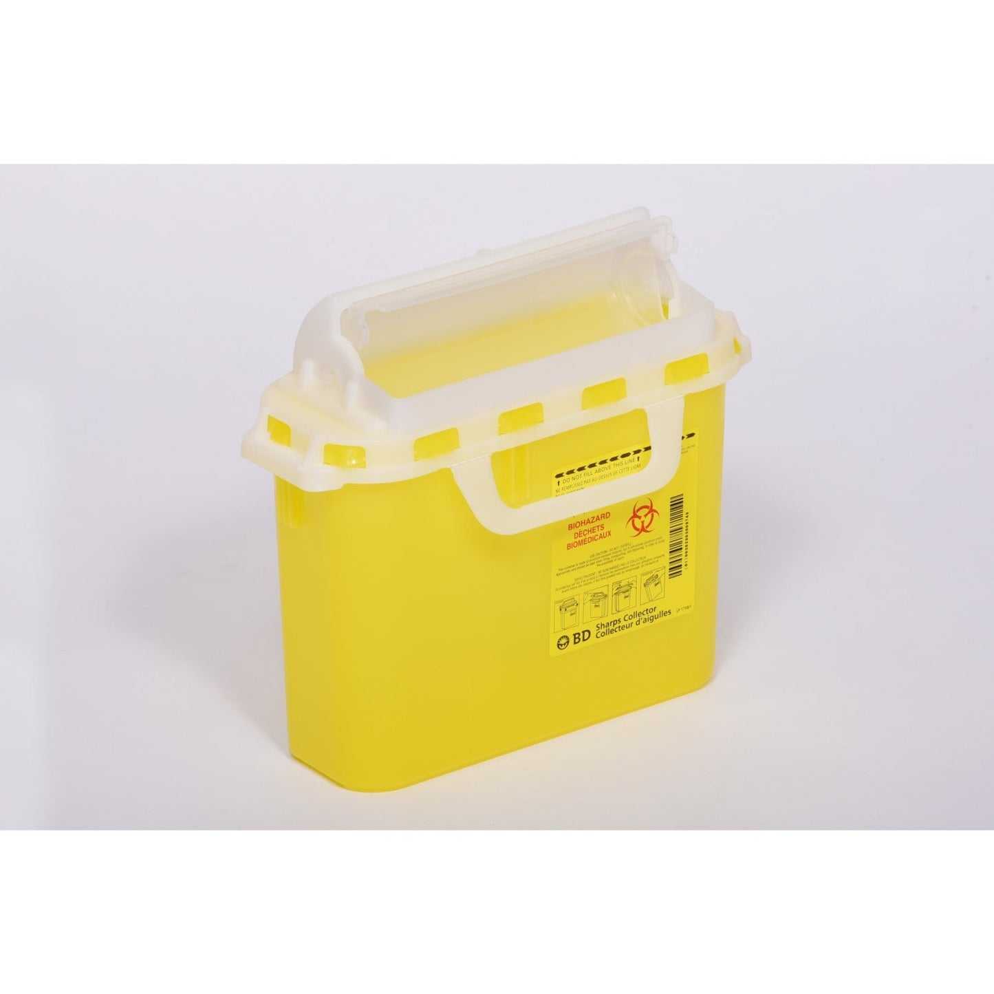 Sharps Collectors with Horizontal Entry (Yellow) 5.1 L 1 Container