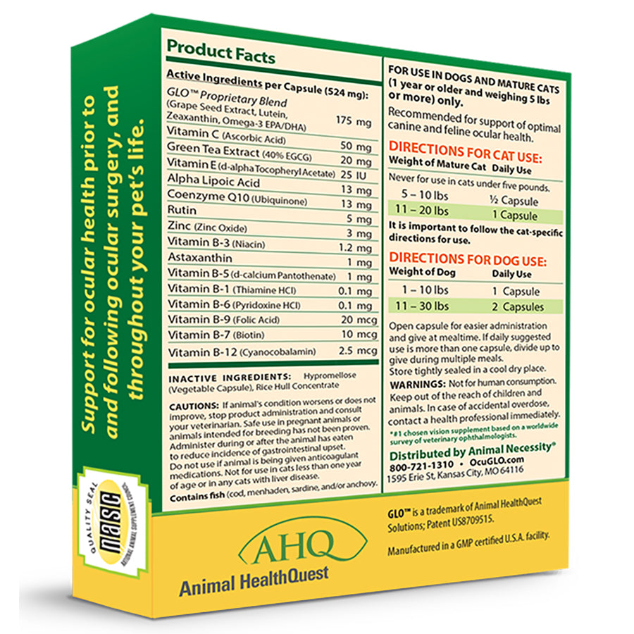 Ocu - GLO PB for Dogs and Cats 30 Cap - additional product view 2