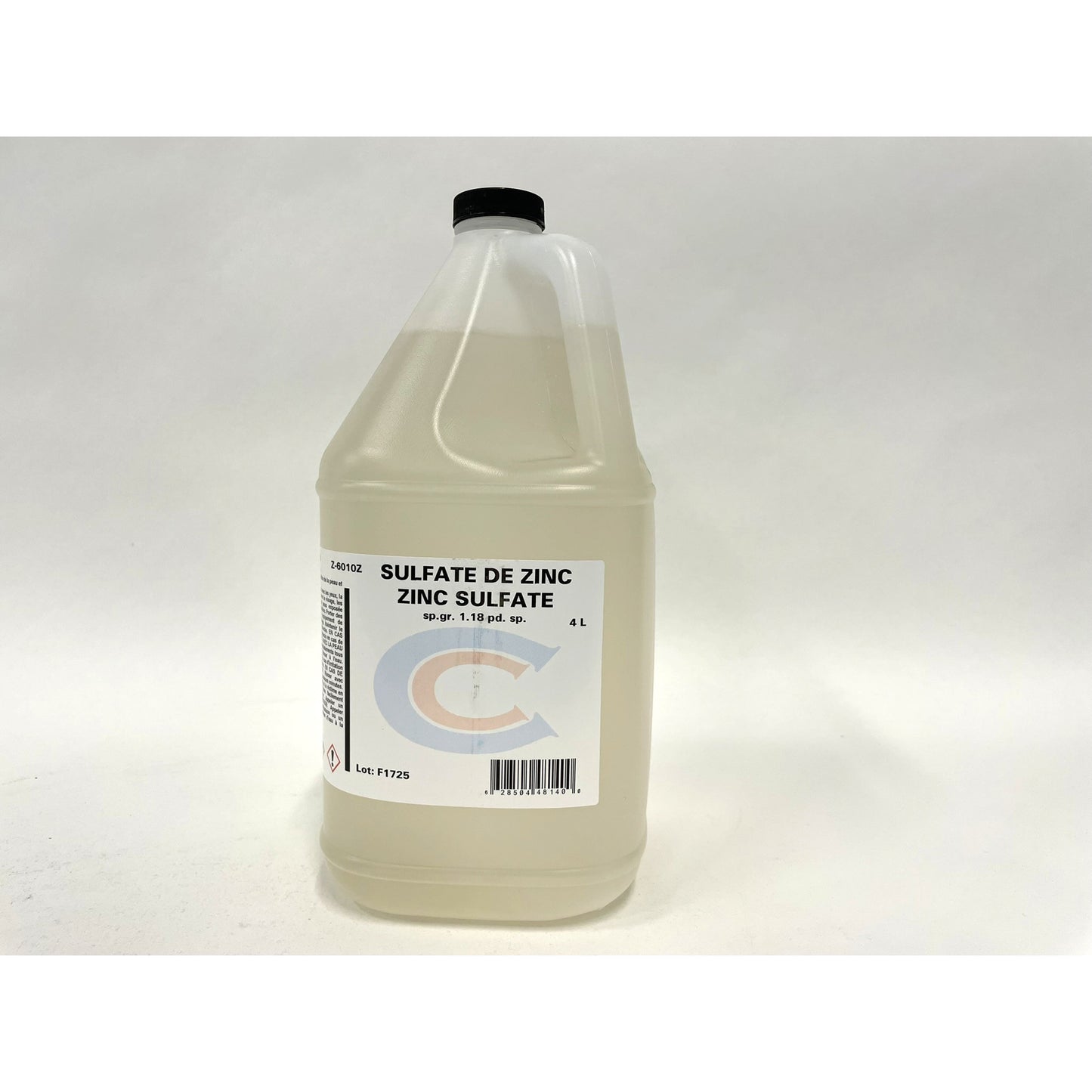 Zinc Sulfate 4 L Bottle