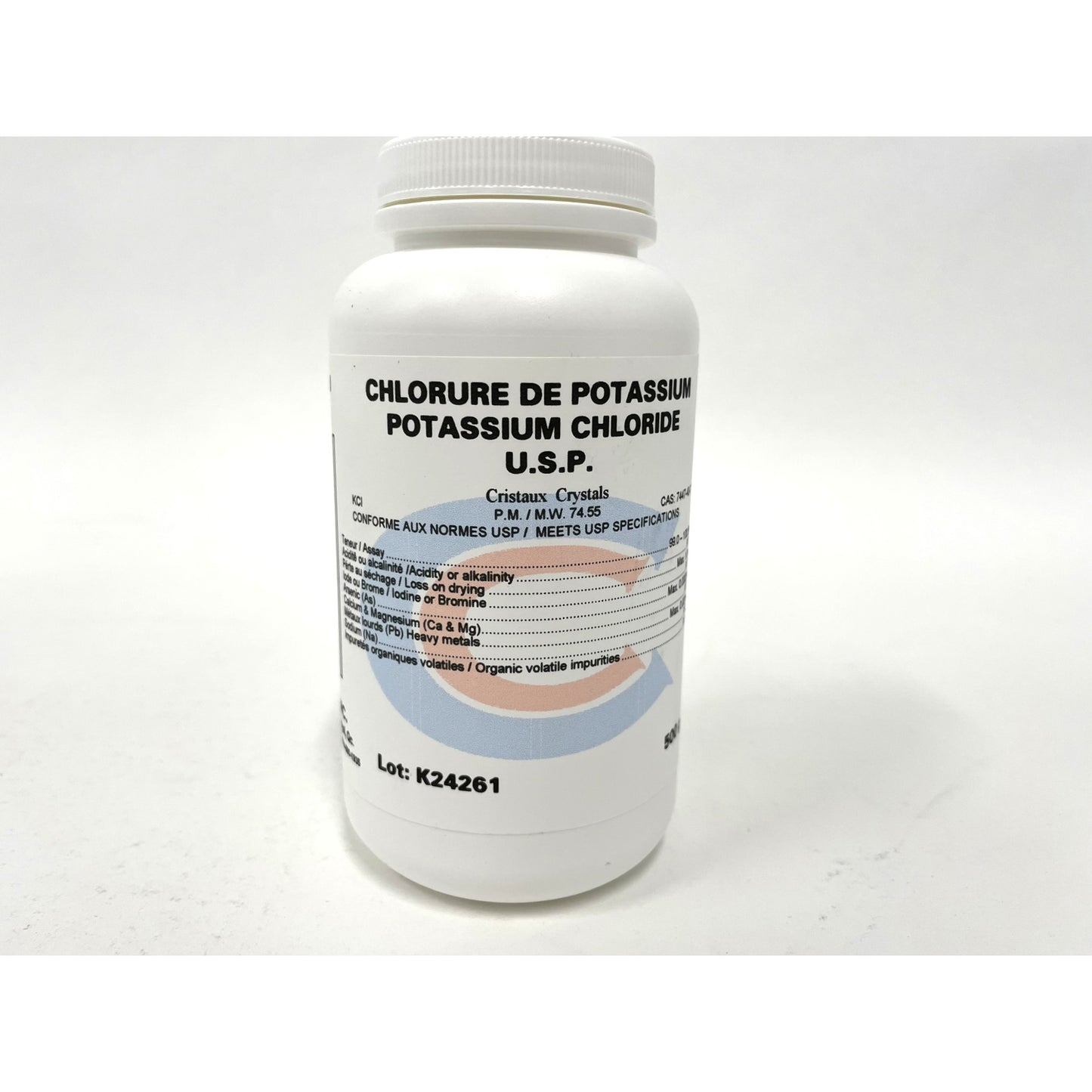 Potassium Chloride USP 500 g Pack