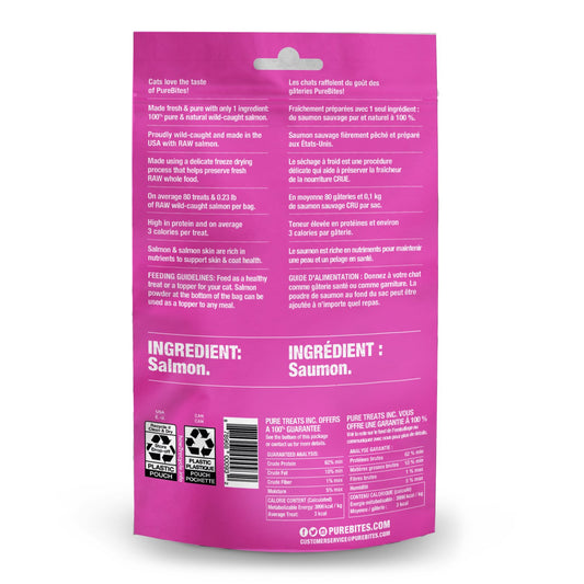PureBites Freeze - Dried Cat Treats for Cats (Salmon) 26 g Bag - additional product view 2