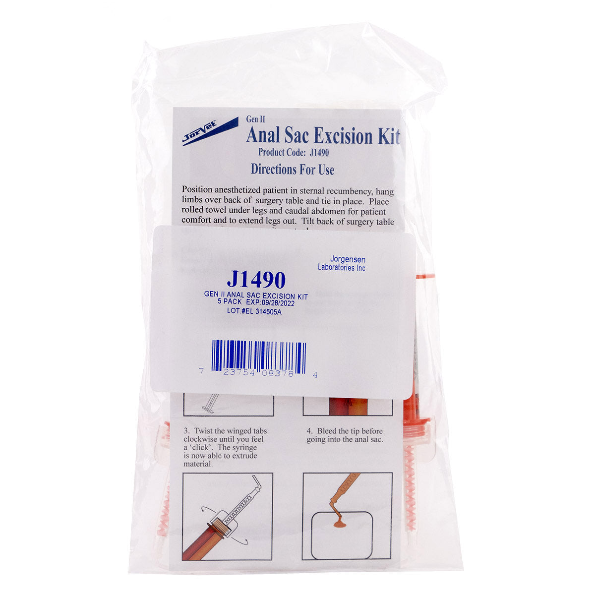 Anal Sac Excision Kit Pack of 5 - additional product view 2