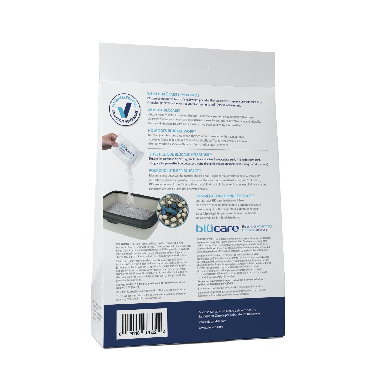 Feline Hematuria Test for Cats Pack of 2, 20 g - additional product view 2