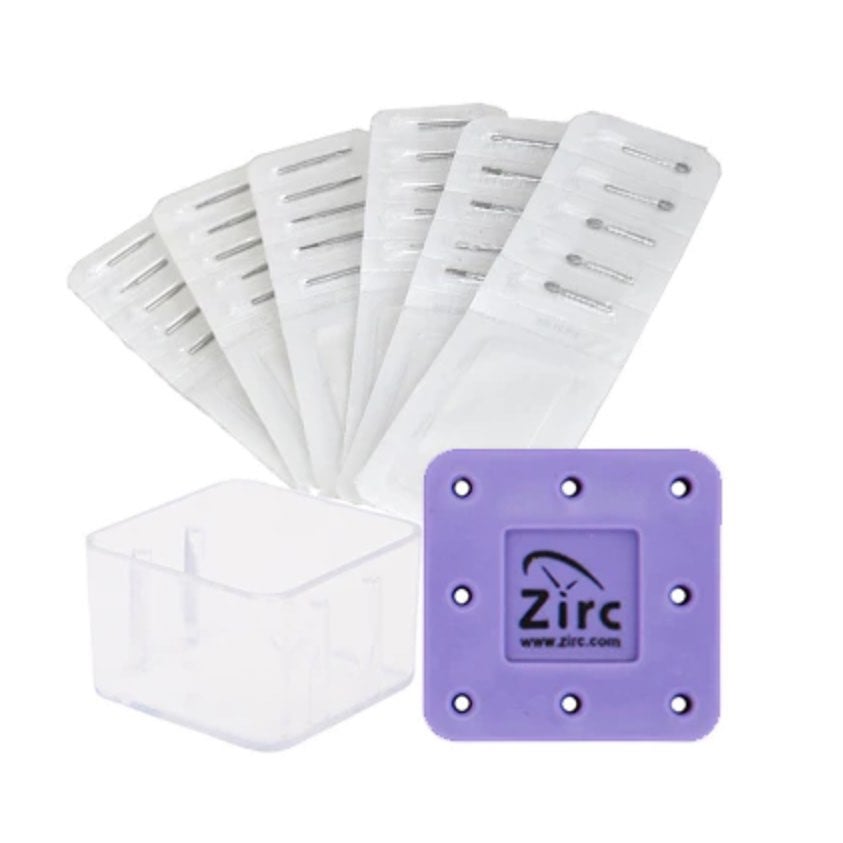 Dental Bur Kit for Cat with Block for Cats (Purple) 6 x Pack of 5