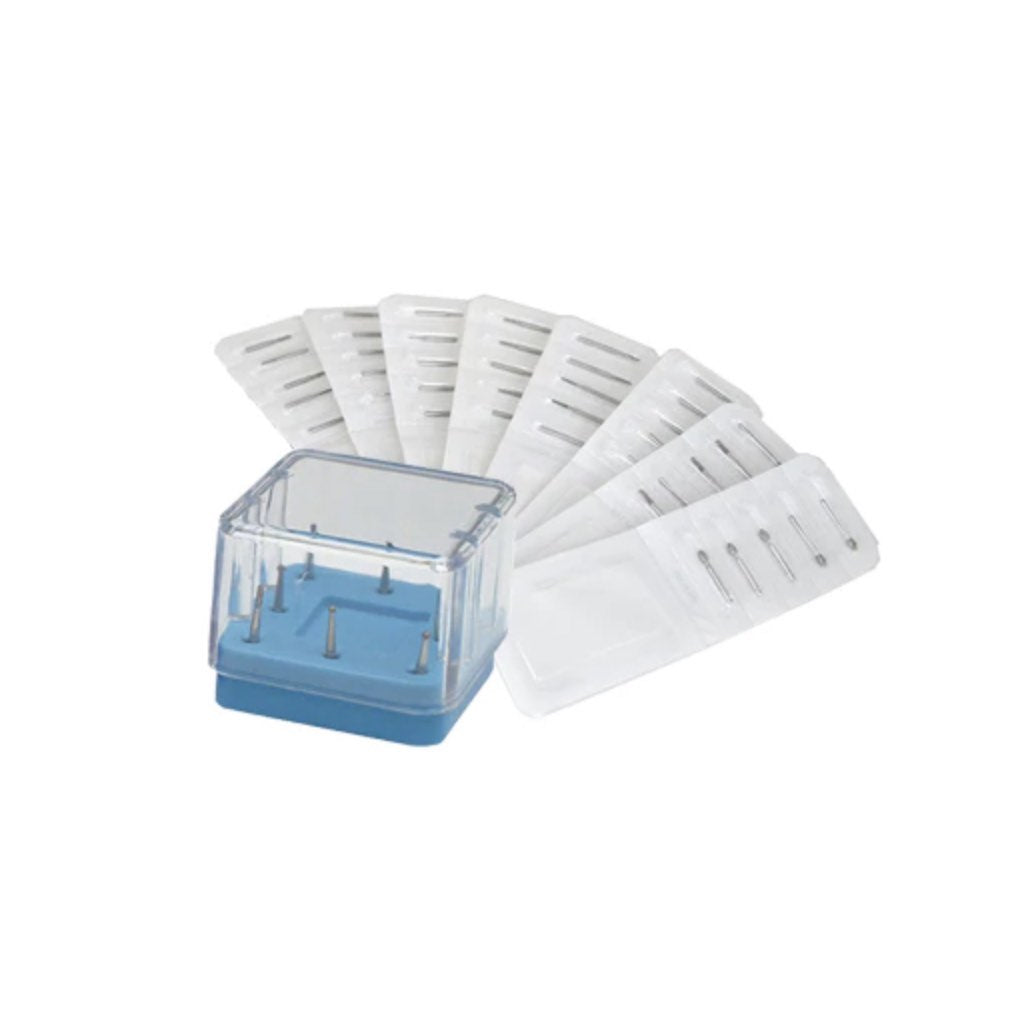 Dental Bur Kit for Dog with Block for Dogs (Blue) 8 x Pack of 5