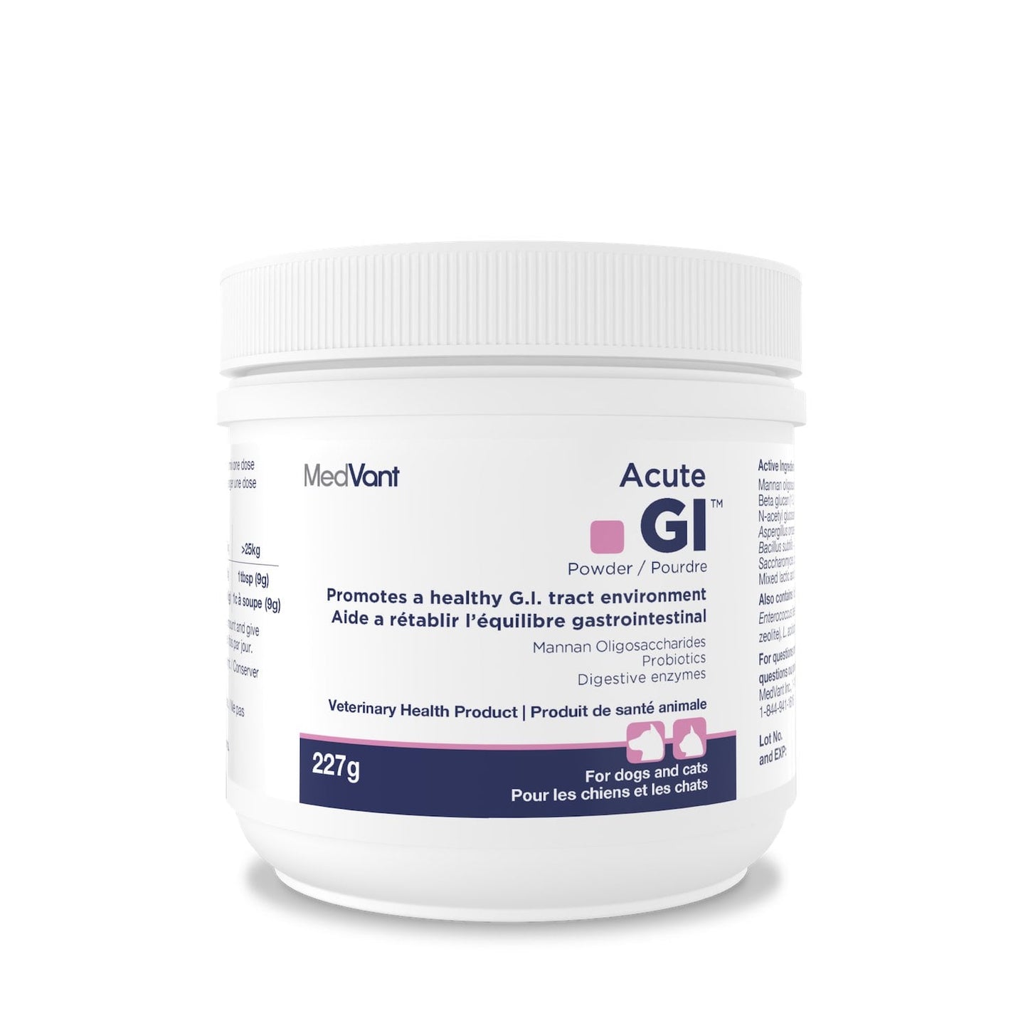 Acute GI Powder for Cats 227 g Jar