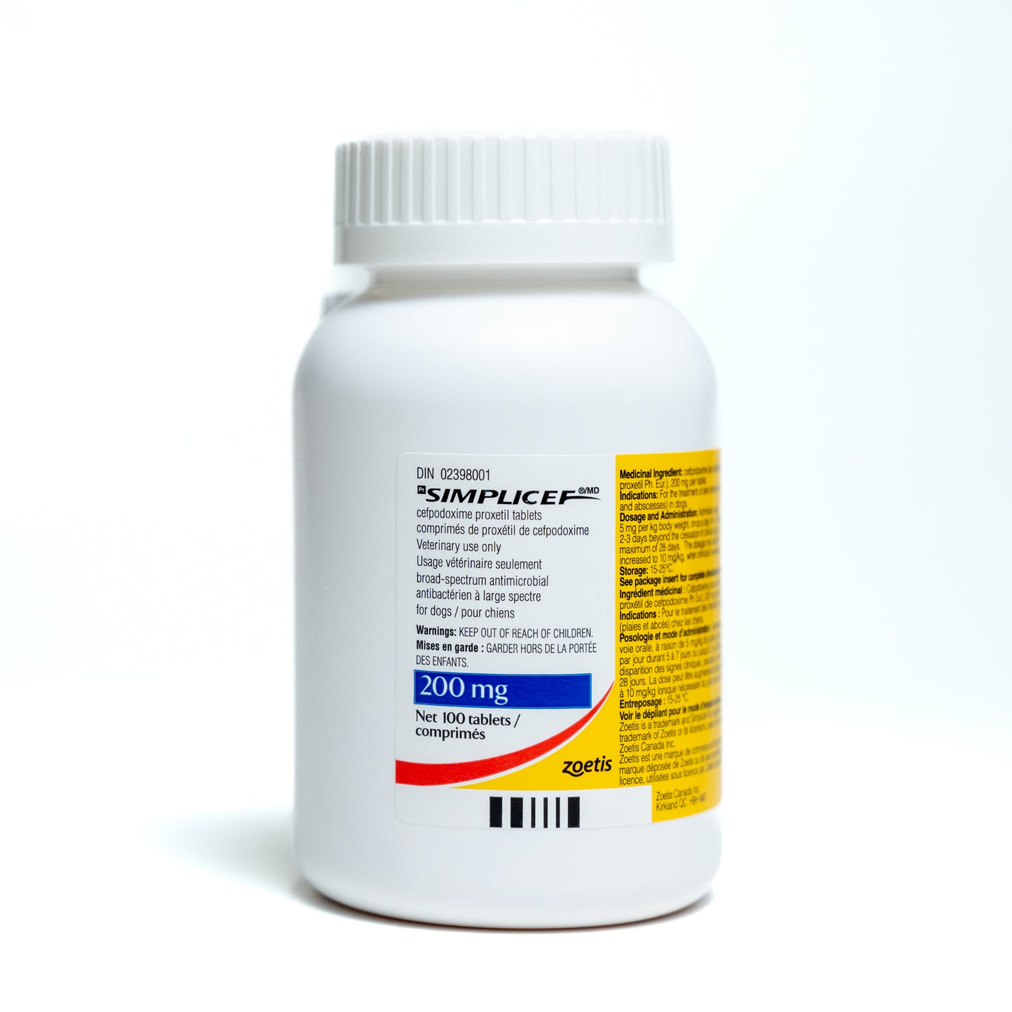 Simplicef Tablet 1 Bottle of 100 Tablets