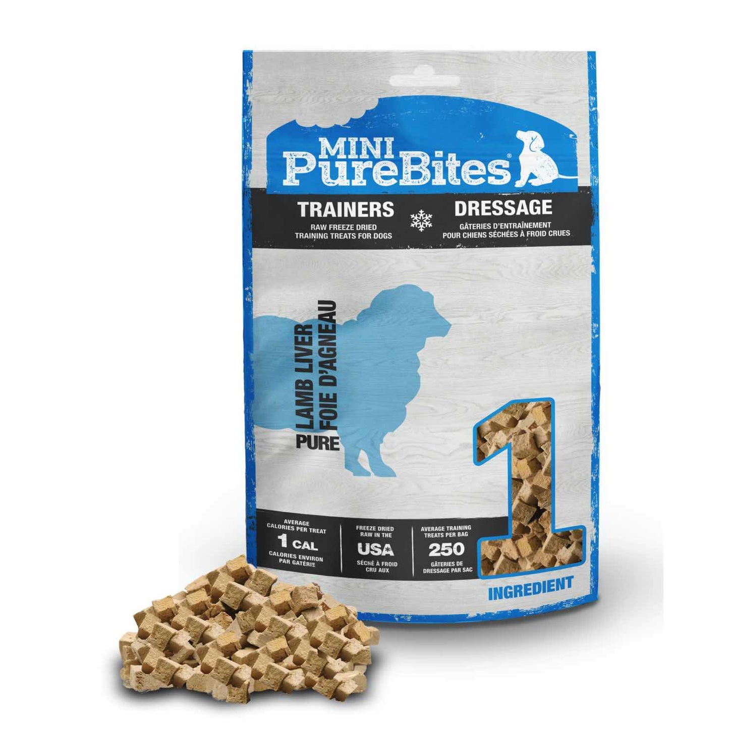 Mini PureBites Trainers for Dogs (Lamb Liver) 68 g Bag
