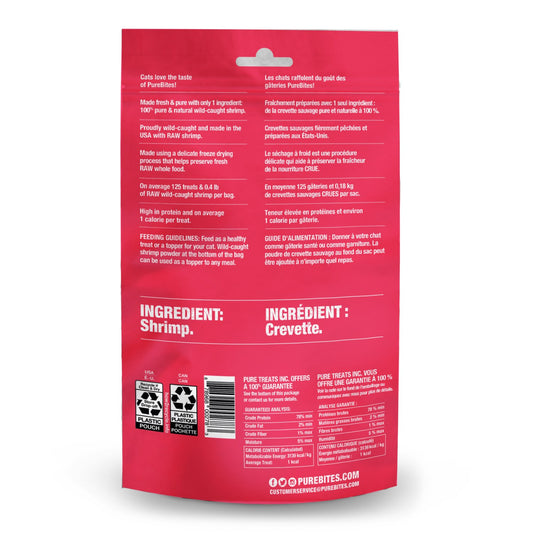 PureBites Freeze - Dried Cat Treats for Cats (Shrimp) 23 g Bag - additional product view 2