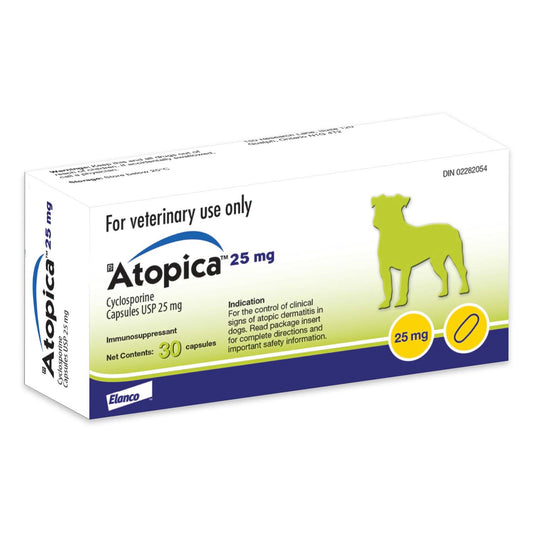Atopica for Dogs, 25 mg, 30 Capsules - view 2