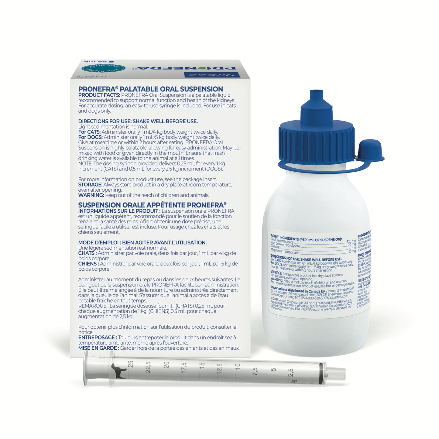 Pronefra Palatable Oral Suspension (Chicken) 60 mL Bottle - additional product view 2