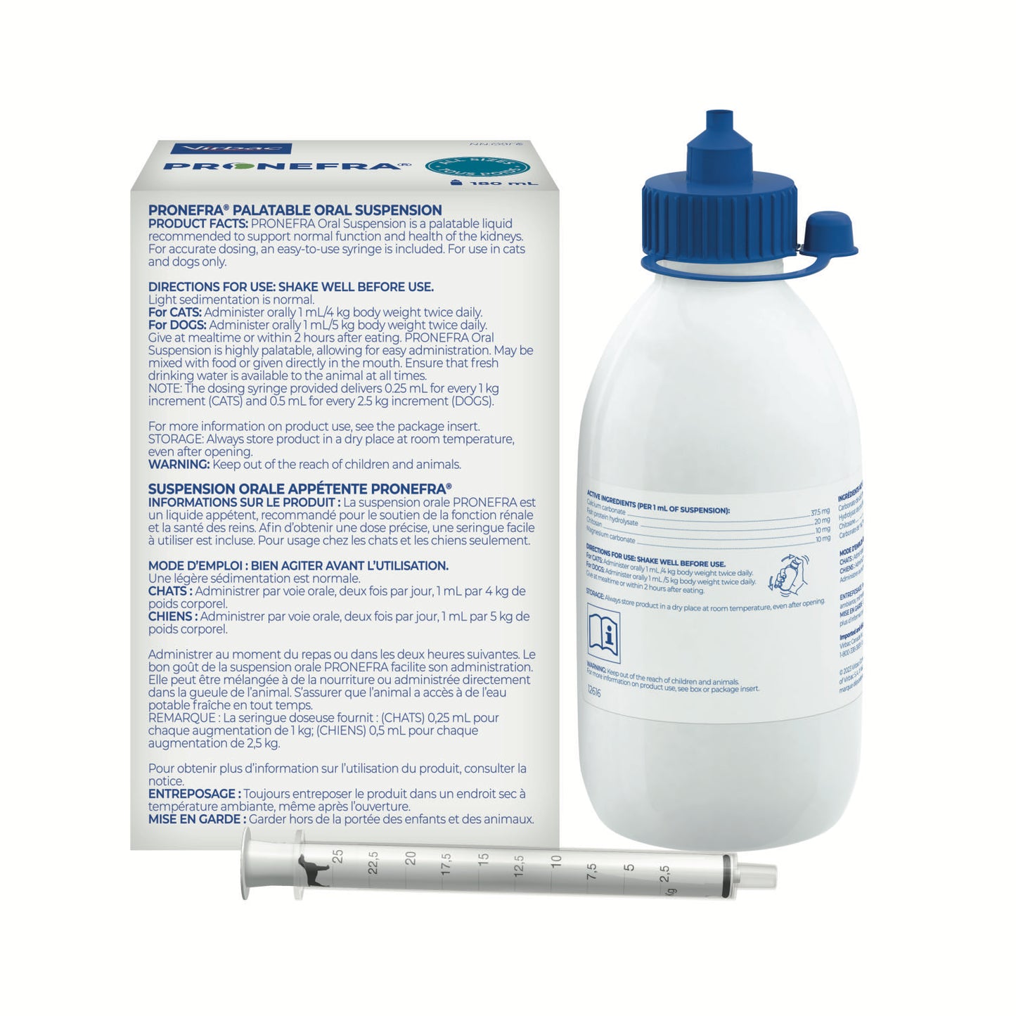 Pronefra Palatable Oral Suspension (Chicken) 180 mL Bottle - additional product view 2