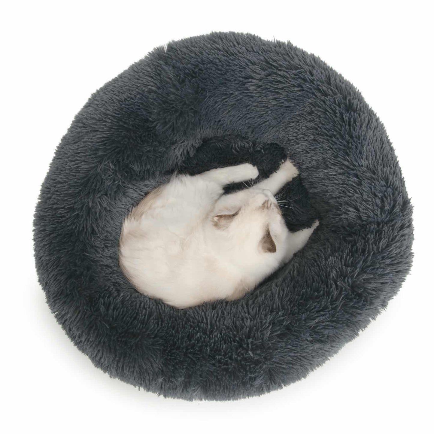 Fluffy Cat Bed for Cats (Grey) 1 Unit - additional product view 2