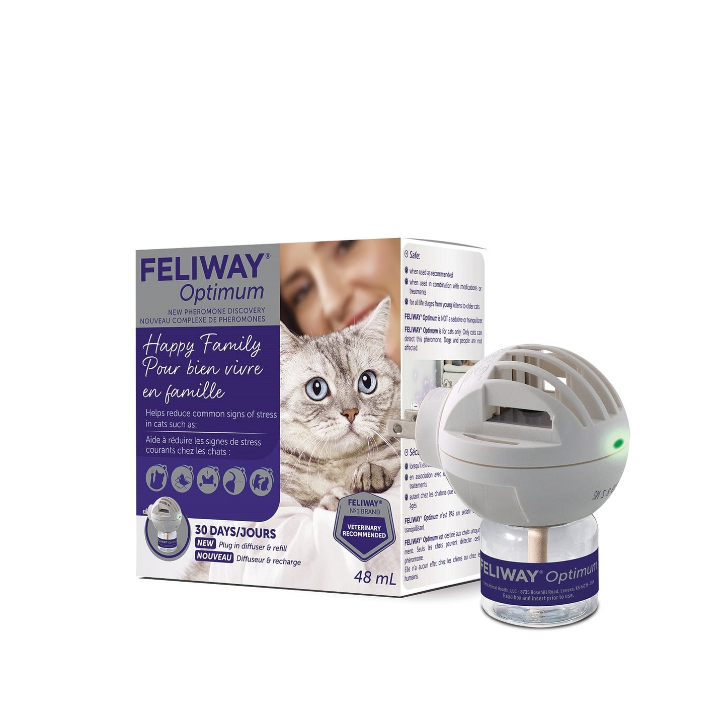 Feliway Optimum Starter Kit (Diffuser & Refill) for Cats 1 Kit