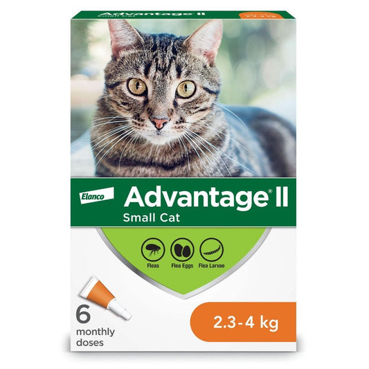 Advantage II for Cats (Orange) (2.3 - 4 kg) Pack of 6 - additional product view 2